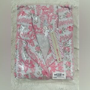 Roller Rabbit Heirlom Monkey Long Sleeve Polo Pajamas